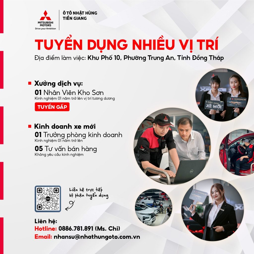Tuyển dụng nhân viên tháng 9-10.2025