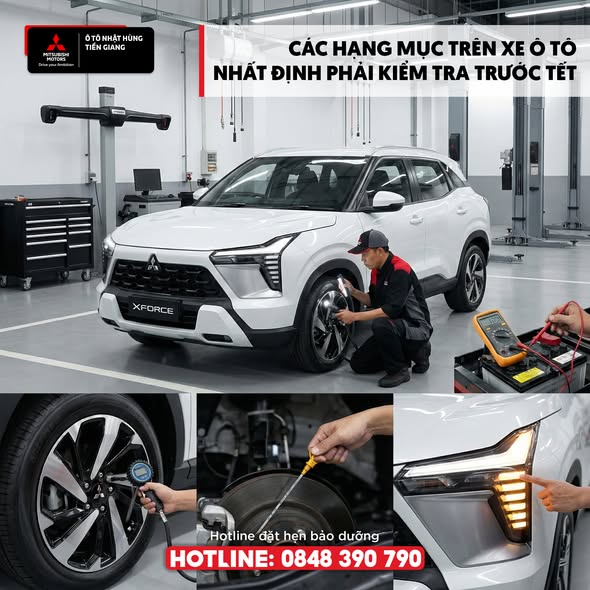 CÁC HẠNG MỤC TRÊN XE Ô TÔ NHẤT ĐỊNH PHẢI KIỂM TRA TRƯỚC TẾT