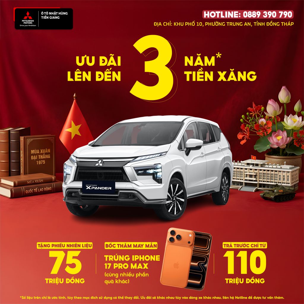 MUA XE THÁNG NÀY – ĐẾN TẾT 2030 MỚI PHẢI TRẢ TIỀN XĂNG!