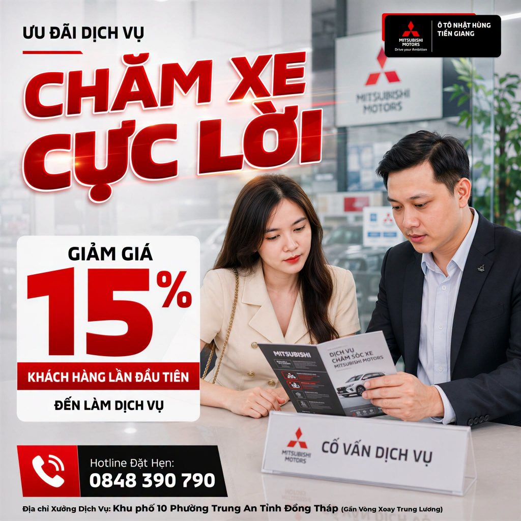 ƯU ĐÃI DỊCH VỤ – CHĂM XE CỰC LỜI!